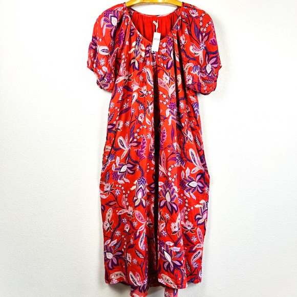 Anthropologie Floral Midi Dress - NEW - Picture 2 of 10